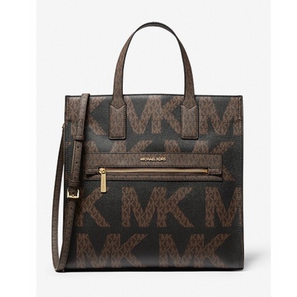Michael Kors Kenly Large Graphic Logo Tote Bag - Picture 4 of 11